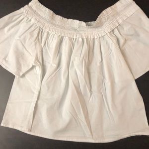 White off the shoulder top.